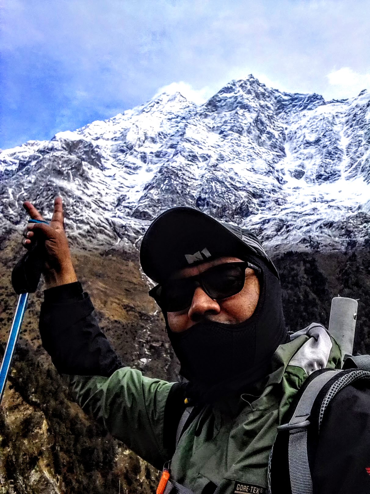 Enjoying View of Manaslu Circuit Mountain | Manaslu Circuit Trek - Hiking Himalayas