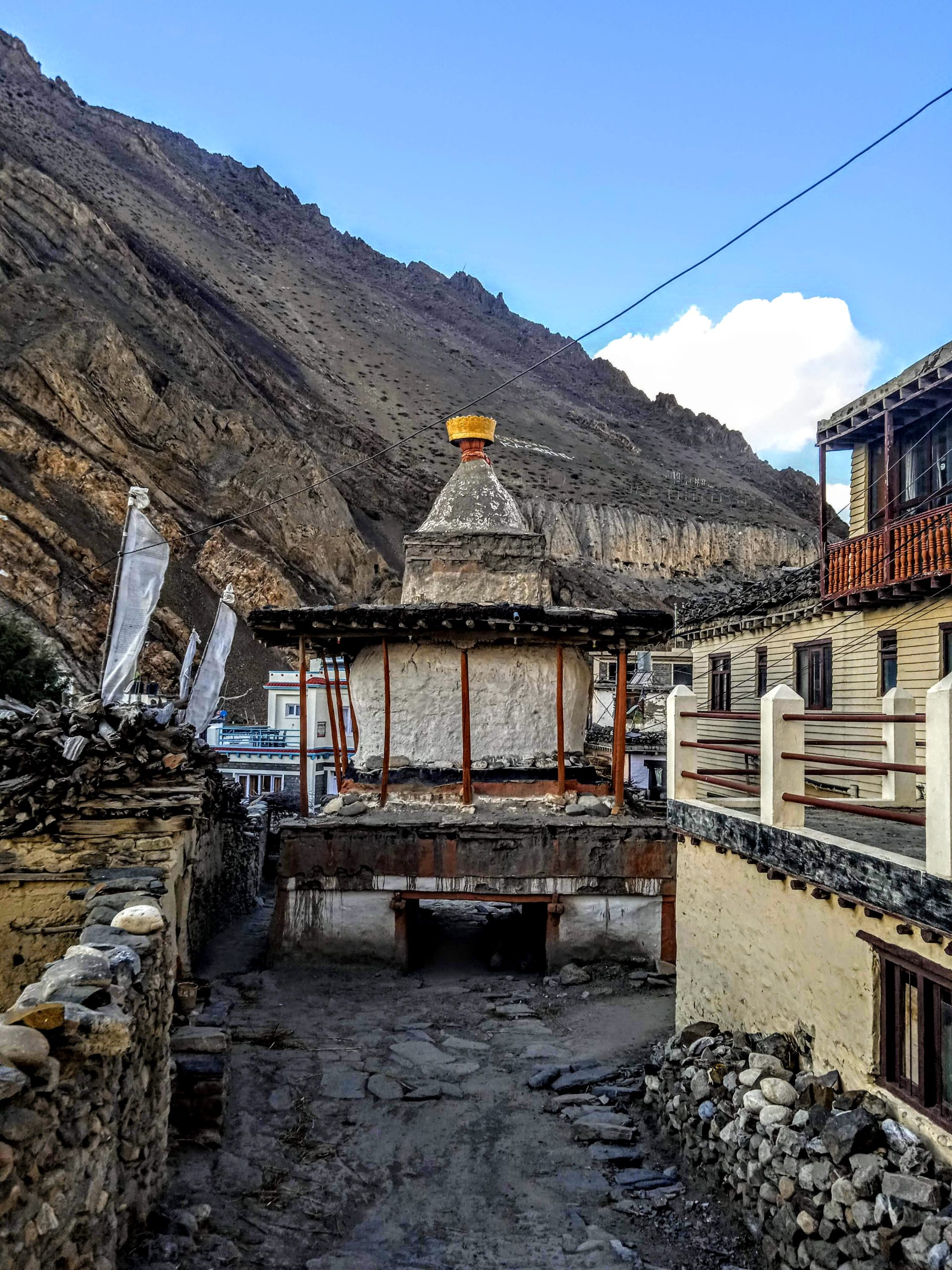 Temple in Upper Mustang Trek - Hiking Himalayas