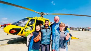 Everest base camp charter flight